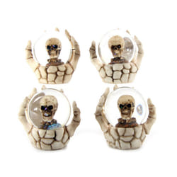 Fantasy Skeleton Hand and Skull Snow Globe