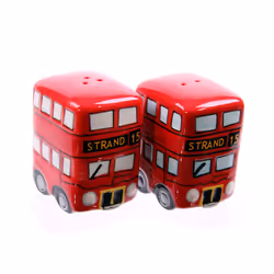 Fun Novelty Routemaster Red Bus Salt and Pepper Set