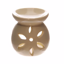 Simple Coloured Cut Out Design Ceramic Oil Burner