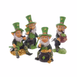 Fun Mini Collectable Leprechaun Figurines