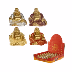 Lucky Glitter Buddha Mini Collectable Figurine
