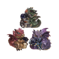 Baby Crystal Ball Cute Dragon Figurine