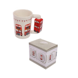 Novelty Ceramic Mug with London Bus Handle