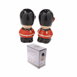 Novelty Guardsman Ceramic Salt and Pepper Set