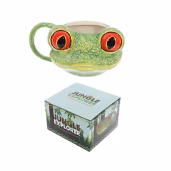 Novelty Tree Frog Shaped Ceramic Mug