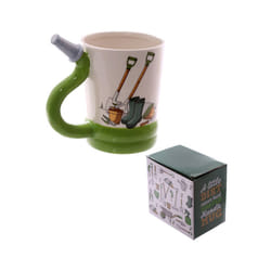 Fun Garden Hose Shaped Handle Ceramic Mug