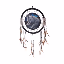 Dreamcatcher (Medium) - Lisa Parker Guardian of the North Wolf