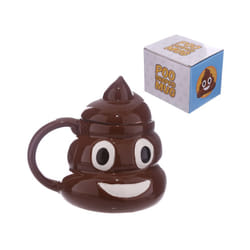 Fun Collectable Ceramic Poop with Lid Emotive Mug