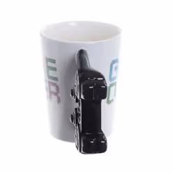 Fun Game Controller Shaped Handle Ceramic Mug