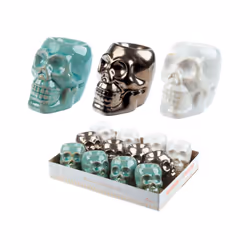 Eden Aroma Set - Mini Ceramic Skull Oil Burner