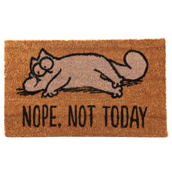 Simons Cat Coir Door Mat - Nope Not Today