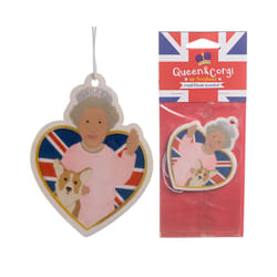 Queen & Corgi Air Freshener | Novelty Air Freshener