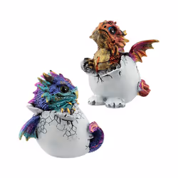 Hatching Egg Elements Dragon Figurine