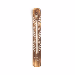 Decorative Elephant Wooden Incense Burner Ash Catcher