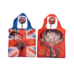 Handy Fold Up Mr Bean Shopping Bag with Holder