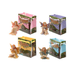 Cute Mini Garden Flower Fairy Figurine in a Gift Bag