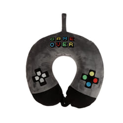Retro Gaming Game Over Relaxeazzz Plush Memory Foam Travel Pillow