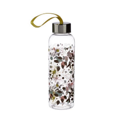 Reusable Wisewood Botanical 500ml Water Bottle with Metallic Lid
