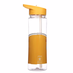 Volkswagen Shatterproof Reusable Plastic Water Drinks Bottle 550ml - Orange Camper