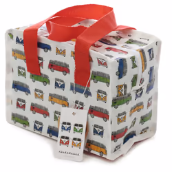 VW T1 Camper Lunch Bags Made From Recycled Materials - Multi Camper
