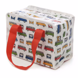 VW T1 Camper Lunch Bags Made From Recycled Materials - Multi Camper