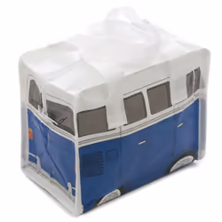 VW T1 Camper Lunch Bags Made From Recycled Materials - Blue Camper