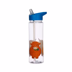Reusable Highland Coo Cow 550ml Water Bottle