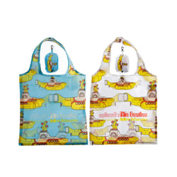 Handy Fold Up Yellow Submarine Shopping Bag with Holder