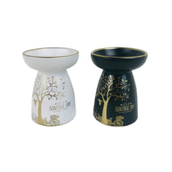 Ceramic Metallic Gold Tree Eden Oil and Wax Burner