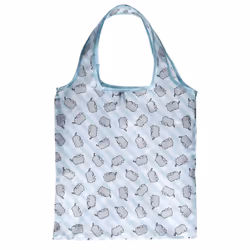 Foldable Reusable Shopping Bag - Pusheen Cat Design - Folding Shopping Bags - Foldable Tote Bag - Foldaway Shopping Bags - Foldable - Fold Up Bag in