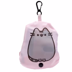 Foldable Reusable Shopping Bag - Pusheen Cat Design - Folding Shopping Bags - Foldable Tote Bag - Foldaway Shopping Bags - Foldable - Fold Up Bag in