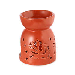 Ceramic Christmas Oil & Wax Burner - Santas Sleigh Tree Cut-Out