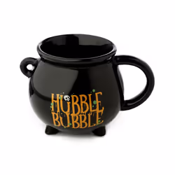 Hubble Bubble Black Cauldron Ceramic Shaped Mug