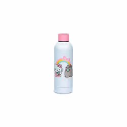 Pusheen & Hello Kitty - Stainless Steel Water Bottle - Cold for 24h and Hot for 12h - Metal Water Bottles with Cute Design - ...