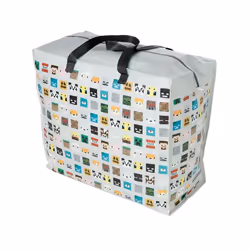 Minecraft Faces Zip Up Laundry Storage Bag