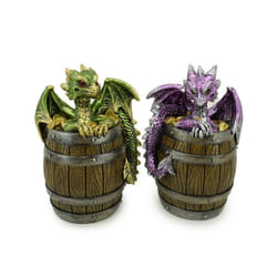 Elements Dragon Figurine - Barrel of Treasure