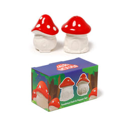 Novelty Ceramic Salt & Pepper Set - Fairy Toadstool House