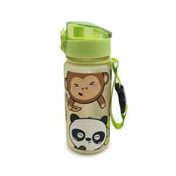 350ml Shatterproof Pop Top Children's Water Bottle - Adoramals Wild