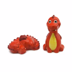 Novelty Ceramic Salt and Pepper - Red Dragon