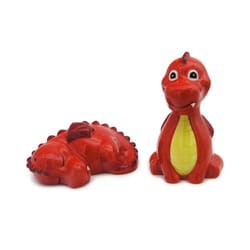 Novelty Ceramic Salt and Pepper - Red Dragon