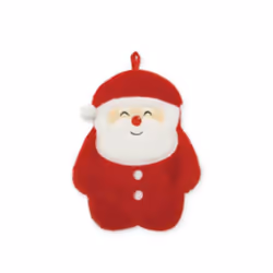 1L Hot Water Bottle with Plush Cover - Christmas Santa