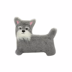 Microwavable Plush Wheat and Lavender Heat Pack - Schnauzer Dog