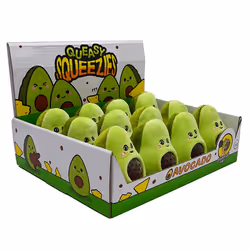 Sombo Squeezies Avocado, Squishy, 3 yr(s), Plush, Green, 12 pc(s)