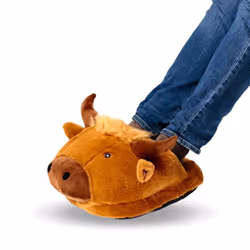 Highland Cow Giant Slipper Foot Muff