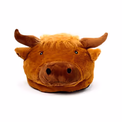 Highland Cow Giant Slipper Foot Muff