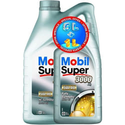 Mobil Super 3000 X1 5W-40 6l Engine oil 996966 VOLKSWAGEN: Golf 5, Golf 7, Polo V Hatchback, BMW: 5 Saloon, 3 Saloon, 1 Hatchback