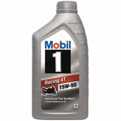 Engine oil; MOBIL; 1 Racing 4T; 15W-50 1