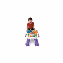 VTech Play & Learn Baby Activity Table, Baby Play Centre, Educational Baby Musical Toy with Shapes Sorting, Sound Toy with Music Styles for Babie