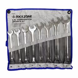 TOOLZONE 8pc Jumbo Combination Spanners Wrench Set Long Reach 20mm - 32mm SP007