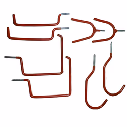 8pc Storage Coat Hooks / Tool / Home/ Garage/ Bike/ Mower/ Ladder Hook Set